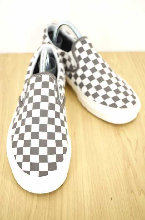 VANS （バンズ ） チェッカー柄 スリッポン メンズ シューズ