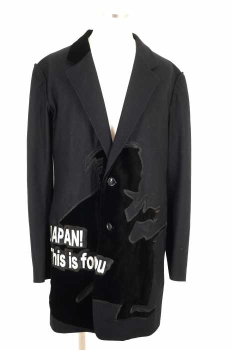 Yohji Yamamoto POUR HOMME （ヨウジヤマモトプールオム） Shinsengumi velour patch jacket メンズ アウター