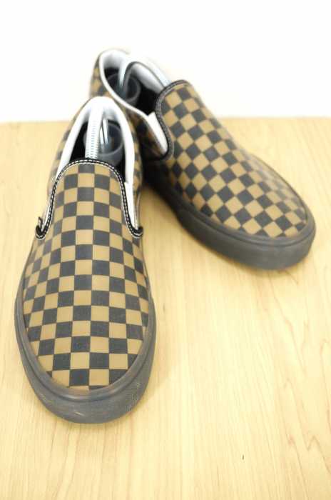 VANS (バンズ ) チェッカー柄 ラバースリッポン メンズ シューズ
