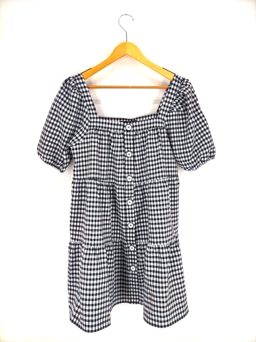 ZARA(ザラ) スクエアネックチュニック レディース ワンピース