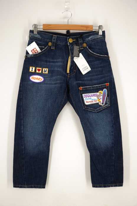DSQUARED2 （ディースクエアード） ワッペンデニムパンツ レディース
