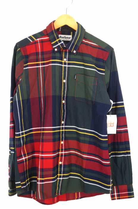 Barbour (バブアー) チェック柄長袖BDシャツ メンズ トップス