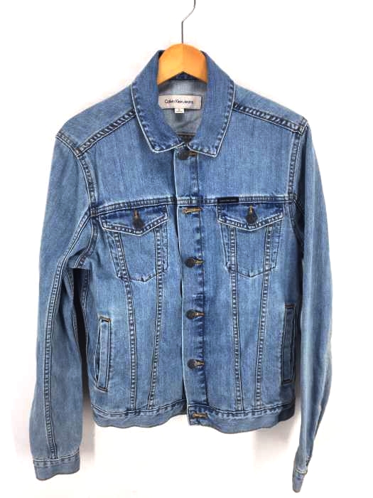 Calvin Klein Jeans(カルバンクラインジーンズ) ウォッシュドデニムジャケット メンズ アウター