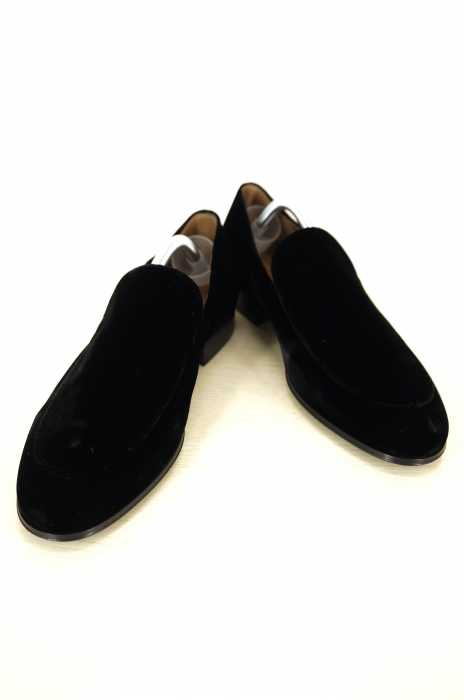 Gianvito Rossi (ジャンビトロッシ) ベロアスリッポン メンズ シューズ
