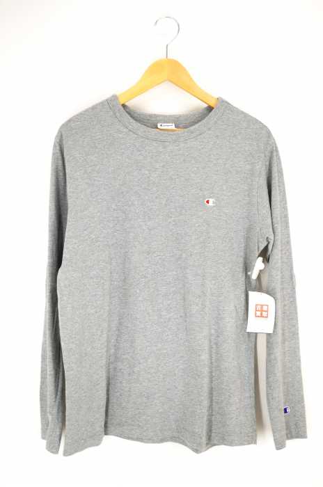 Champion (チャンピオン) ワンポイント刺繍ロンT メンズ トップス