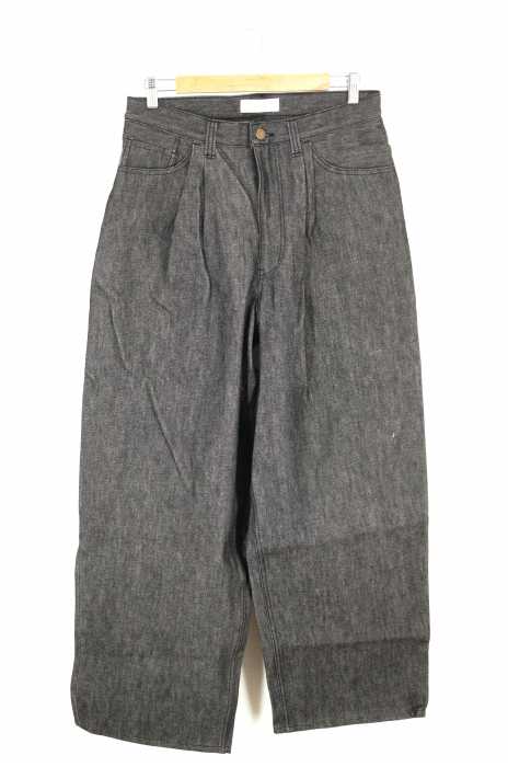 FACETASM ファセッタズム☆RB-PT-M16 タックワイドデニムパンツ