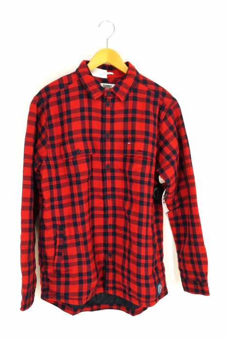 tommy jeans（トミージーンズ） チェックパデッドシャツ メンズ トップス