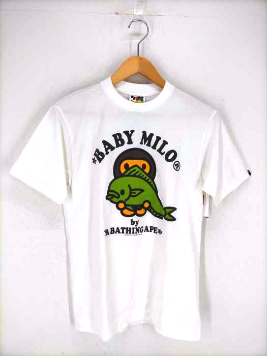 A BATHING APE（アベイシングエイプ） BABY MILO プリントTシャツ メンズ トップス