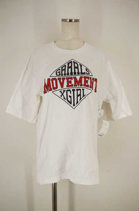 X-girl (エックスガール) GRRRLS MOVEMENT DROP SHOULDER S/S TEE Tシャツ レディース トップス