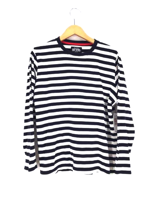BEAMS（ビームス） スムース ボ-ダー クルーネック TEE メンズ トップス