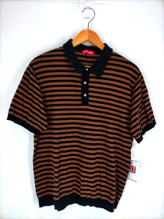 Supreme（シュプリーム） ボーダーニットポロシャツ メンズ トップス