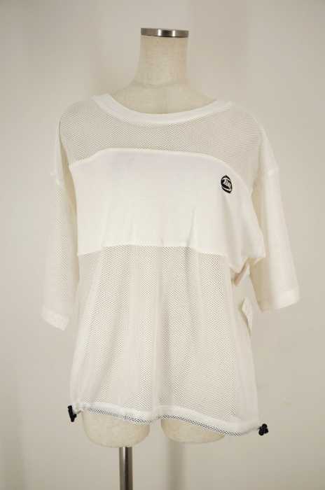 X-girl (エックスガール) MESH TEE メッシュTシャツ レディース トップス