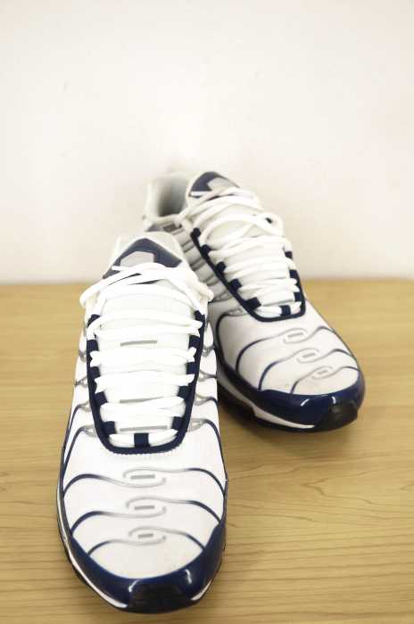 NIKE （ナイキ） AIR MAX 97 PLUS WHITE/METALLIC SILVER/NAVY メンズ シューズ
