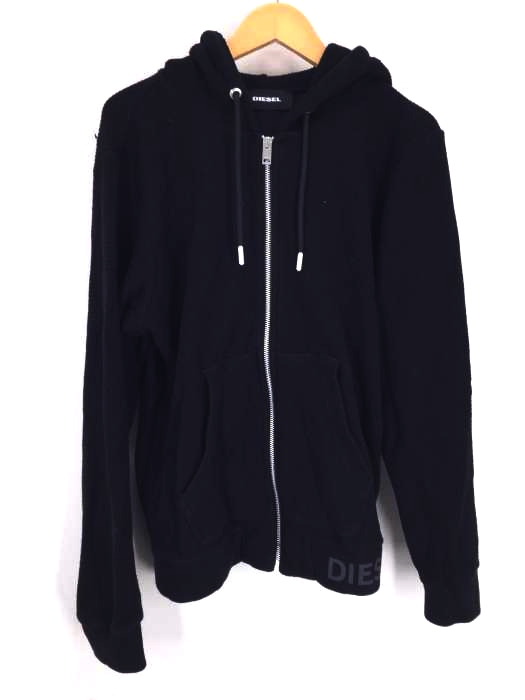 DIESEL（ディーゼル） ジップアップパーカーロゴ メンズ トップス