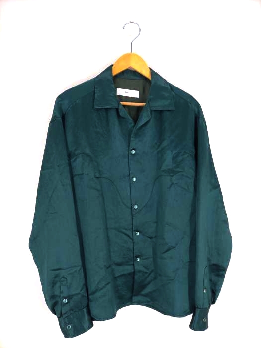 TOGA VIRILIS（トーガビリリース） Acetate satin western shirt メンズ トップス