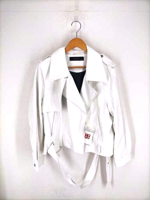 ZARA BASIC（ザラベーシック） コーティング ライダースジャケット レディース アウター