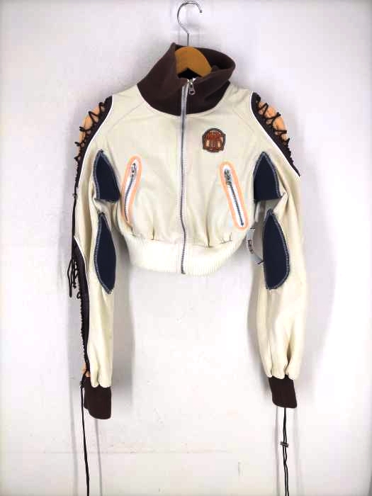 M.Y.O.B NYC(エムワイオービーエヌワイシー) 19AW パッチワークトラックジャケット レディース アウター