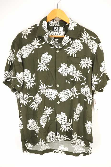 AVIREX(アヴィレックス) ショートスリーブパイン柄シャツ メンズ トップス