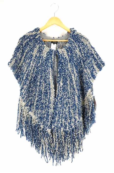LE CIEL BLEU（ルシェルブルー） 縮絨フリンジカーディガン レディース トップス