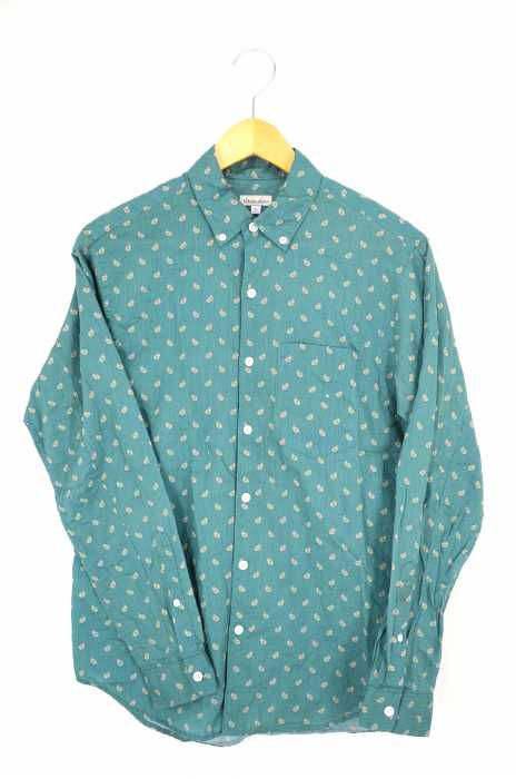 Steven Alan （スティーブンアラン） PAISLEY PRINT SINGLE NEEDLE BD メンズ トップス