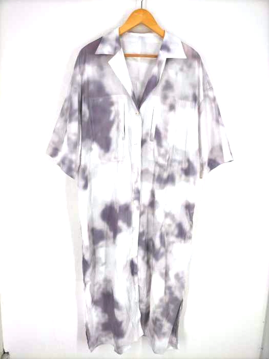 BEAUTY&YOUTH UNITED ARROWS（ビューティーアンドユースユナイテッドアローズ） コットンタイダイオープンカラーワンピース レディース トップス