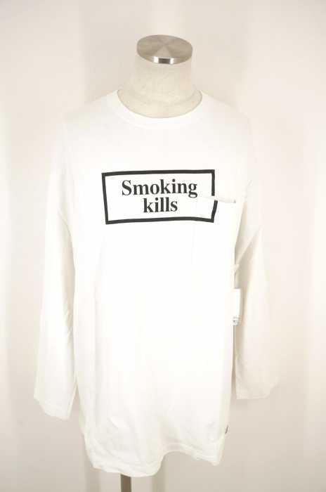 FR2 （エフアールツー） SMOKING KILLS ポケット付き長袖Tシャツ メンズ トップス