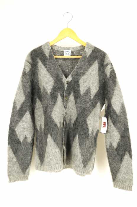 SUNSEA （サンシー） Diamond mohair cardigan メンズ トップス