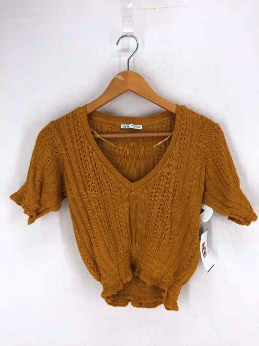 ZARA（ザラ） 半袖Vネックニット メンズ トップス
