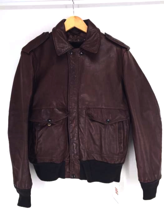 Schott（ショット） 184sm A-2 レザーフライトジャケット メンズ アウター
