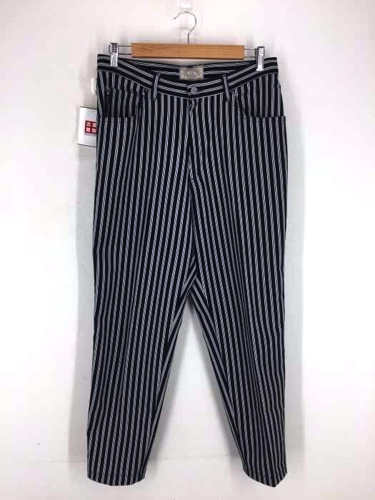 ARMANI JEANS（アルマーニジーンズ） lampoジップ ストライプエステルスラックスパンツ メンズ パンツ