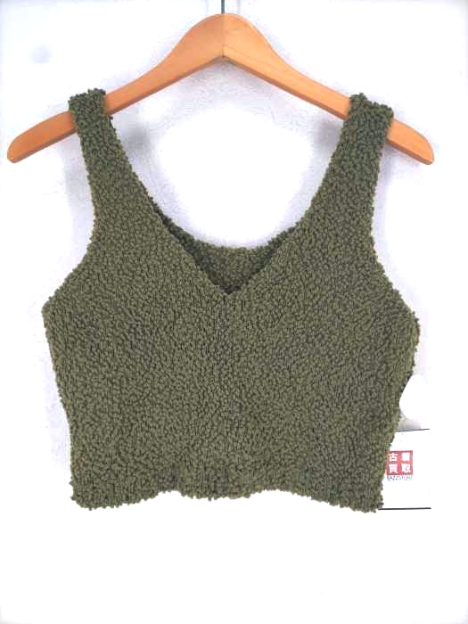 moussy（マウジー） PON PON YARN KNIT BUSTIER レディース トップス