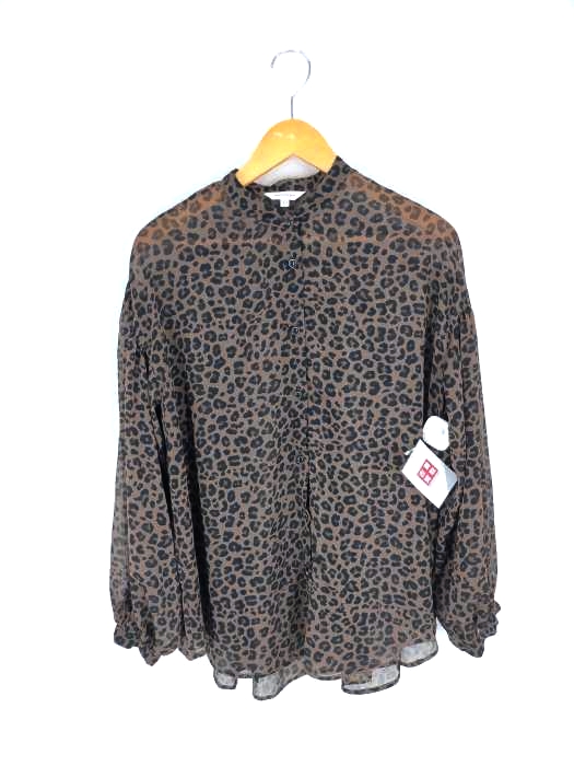 MOUSSY(マウジー) SHEER LEOPARD シャツ レディース トップス