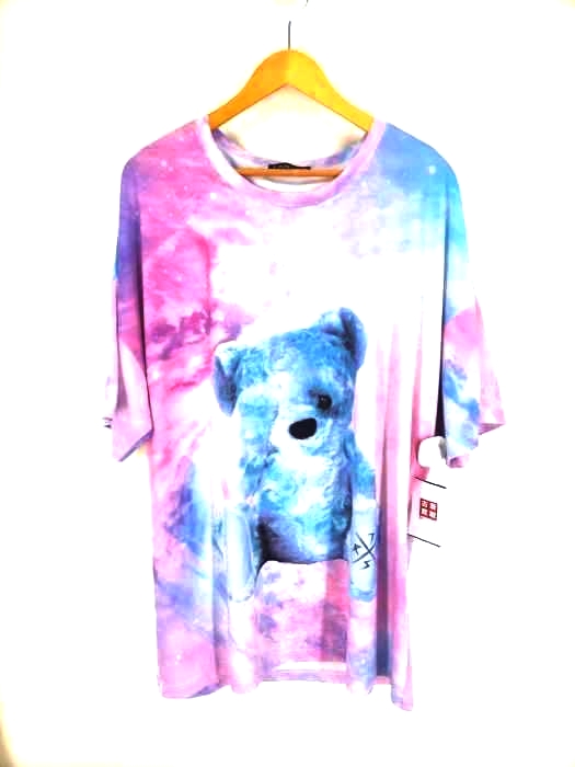 TRAVAS TOKYO（トラヴァストウキョウ） Galaxy BEAR ビッグTシャツ レディース トップス