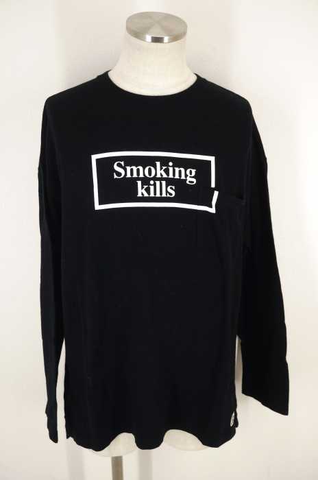 FR2 (エフアールツー) SMOKING KILLS ポケット付き長袖Tシャツ メンズ トップス