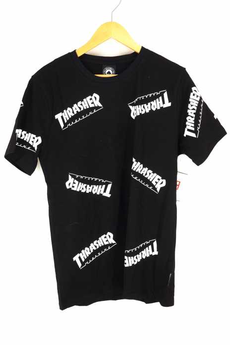 Thrasher スラッシャー ロゴ総柄tシャツ メンズ トップス ブランド古着買取販売バズストア
