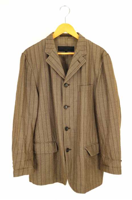 COMME des GARCONS HOMME （コムデギャルソンオム） ストライプ柄4Bテーラードジャケット メンズ アウター
