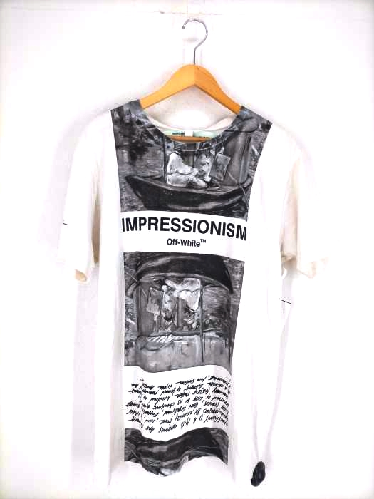 OFF-WHITE（オフホワイト） NEWSPAPAR S/S SLIM TEE メンズ トップス