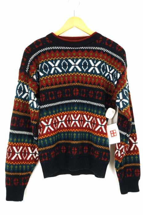 TREND BASICS () ノルディック柄ニットプルオーバー レディース トップス
