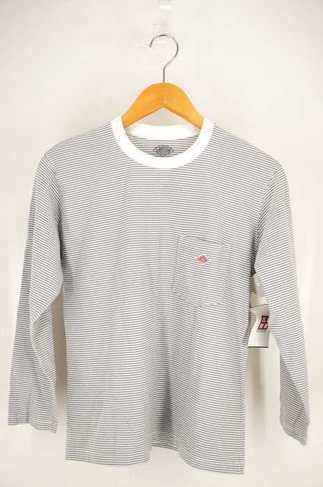 DANTON(ダントン) ボーダーポケットロングスリーブTシャツ レディース トップス