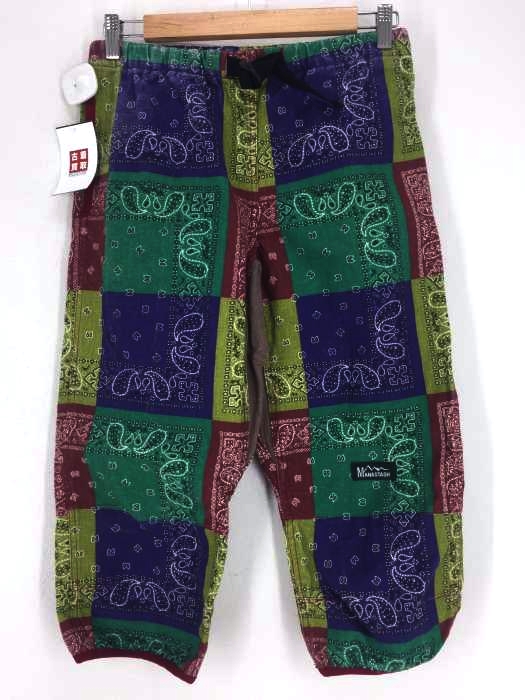 MANASTASH（マナスタッシュ） BANDANA NEL 3/4 PANTS バンダナネル クロップドパンツ メンズ パンツ