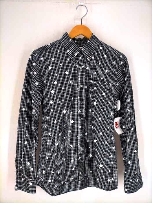 uniform experiment（ユニフォームエクスペリメント） BLACK CHECK STAR B.D SHIRT メンズ トップス