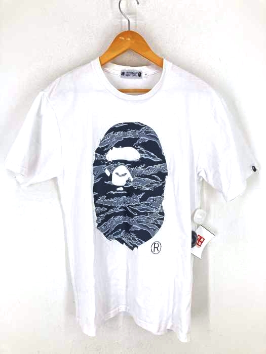 A BATHING APE（アベイシングエイプ） BAPE TEE タイガーカモ ロゴTシャツ メンズ トップス