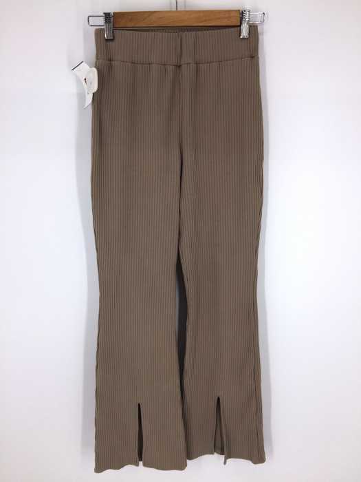SLY（スライ） FRONT SLIT RIB FLARE PT レディース パンツ