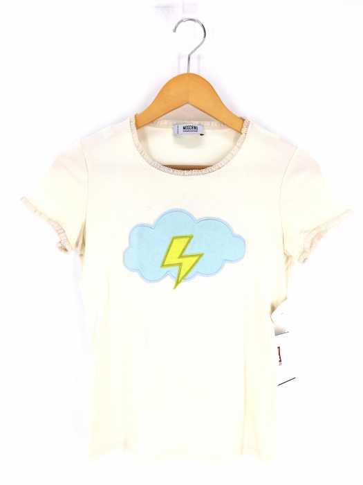 MOSCHINO （モスキーノ） ワッペンTシャツ レディース トップス
