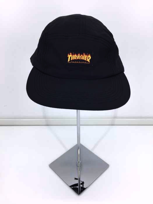 THRASHER（スラッシャー） ファイヤーパターン ナイロンジェットキャップ メンズ 帽子