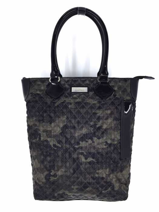 BARNEYS NEWYORK(バーニーズニューヨーク) エナメル切替迷彩トートバッグ レディース バッグ
