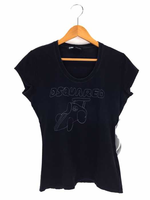 DSQUARED2 (ディースクエアード) ダメージ加工Tシャツ レディース トップス