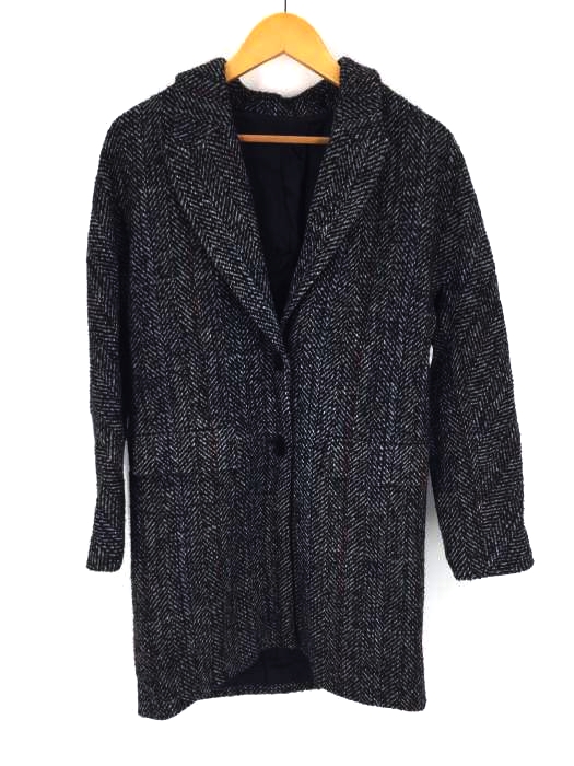 ZARA WOMAN(ザラ ウーマン) チェック柄チェスターコート レディース アウター