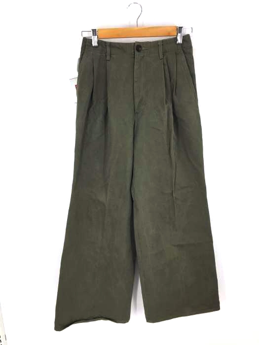 AURALEE(オーラリー) 17AW WASHED FINX CHINO WIDE TUCK PANTS レディース パンツ
