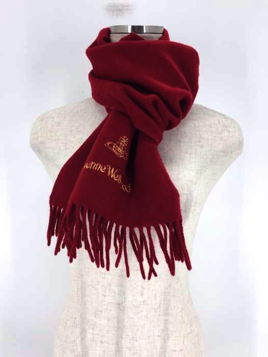 Vivienne Westwood（ヴィヴィアンウエストウッド） オーブ刺繍 マフラー レディース ファッション雑貨
